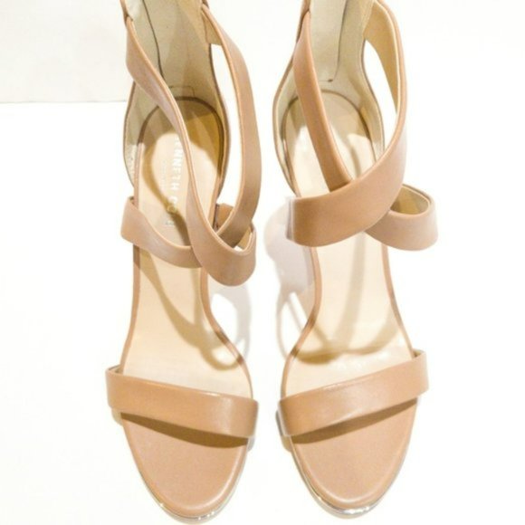 Kenneth Cole Brooke Cross High Heel Sandals-8.5 - Picture 7 of 9